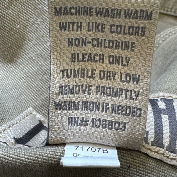 Duluth Trading Co. Cargo Shorts Mens Size 40 Beige Tan Flex Fire Hose Canvas - Picture 9 of 9